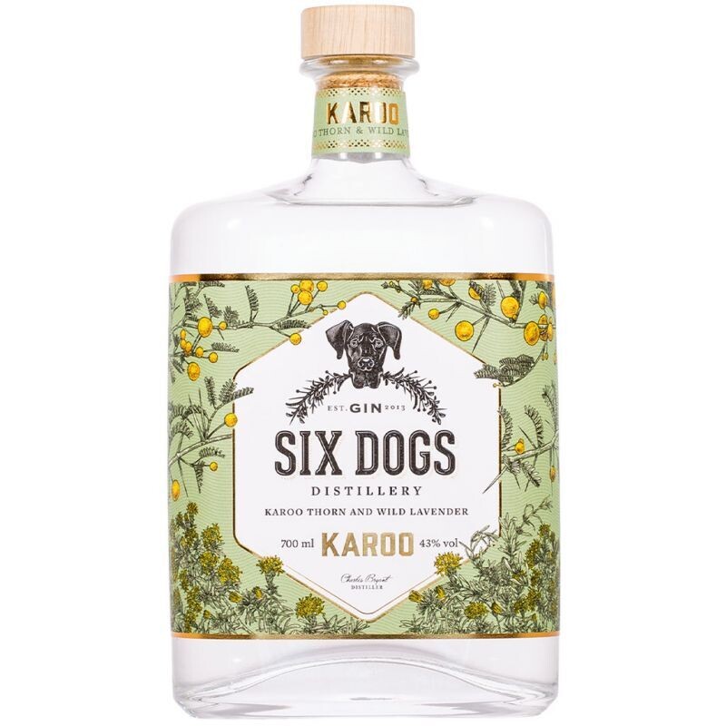 Six Dogs Karoo Gin - 43%