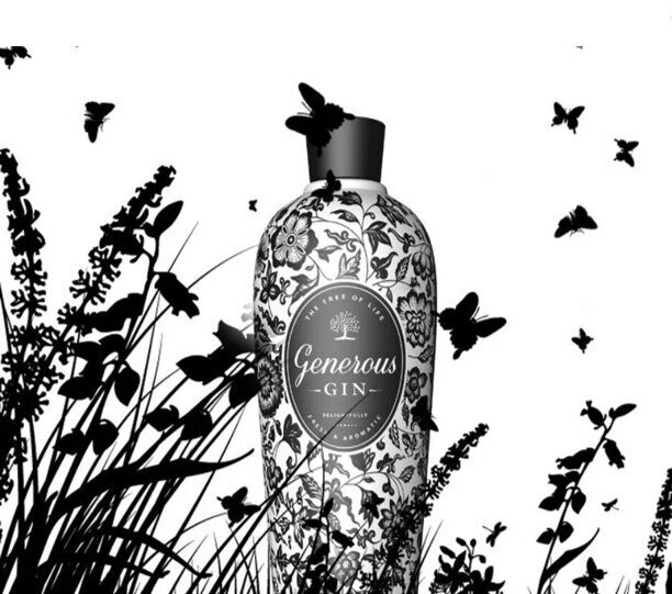 Generous Original Gin - Fresh and Aromatic - Frankrijk - 44% Generous Original Gin - Fresh and Aromatic - Frankrijk - 44%