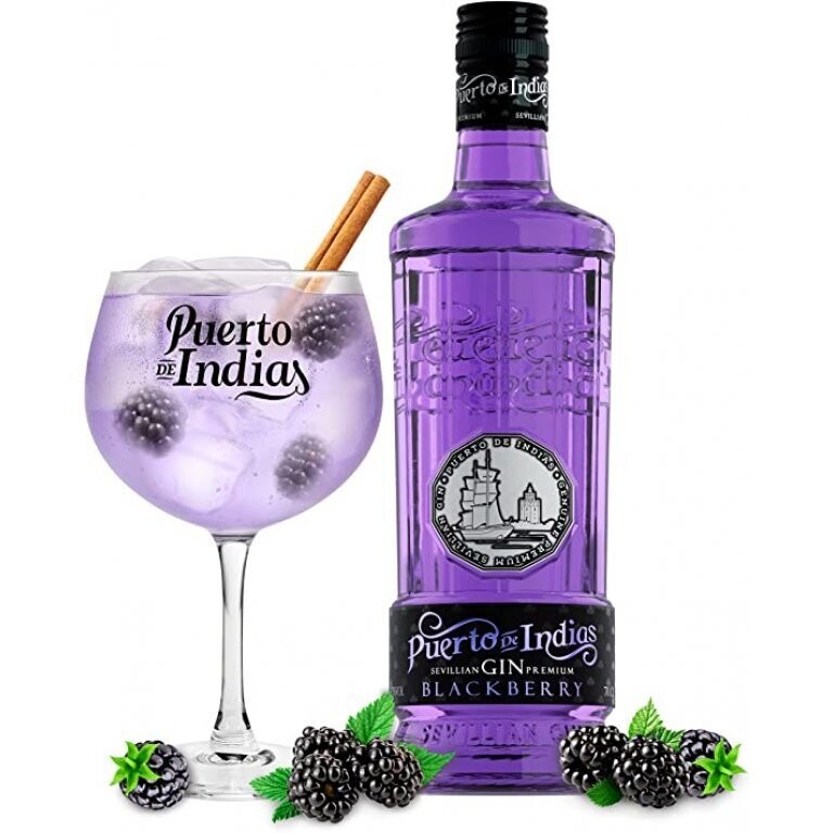 Puerto de Indias Blackberry Gin - 37.5% Puerto de Indias Blackberry Gin - 37.5%