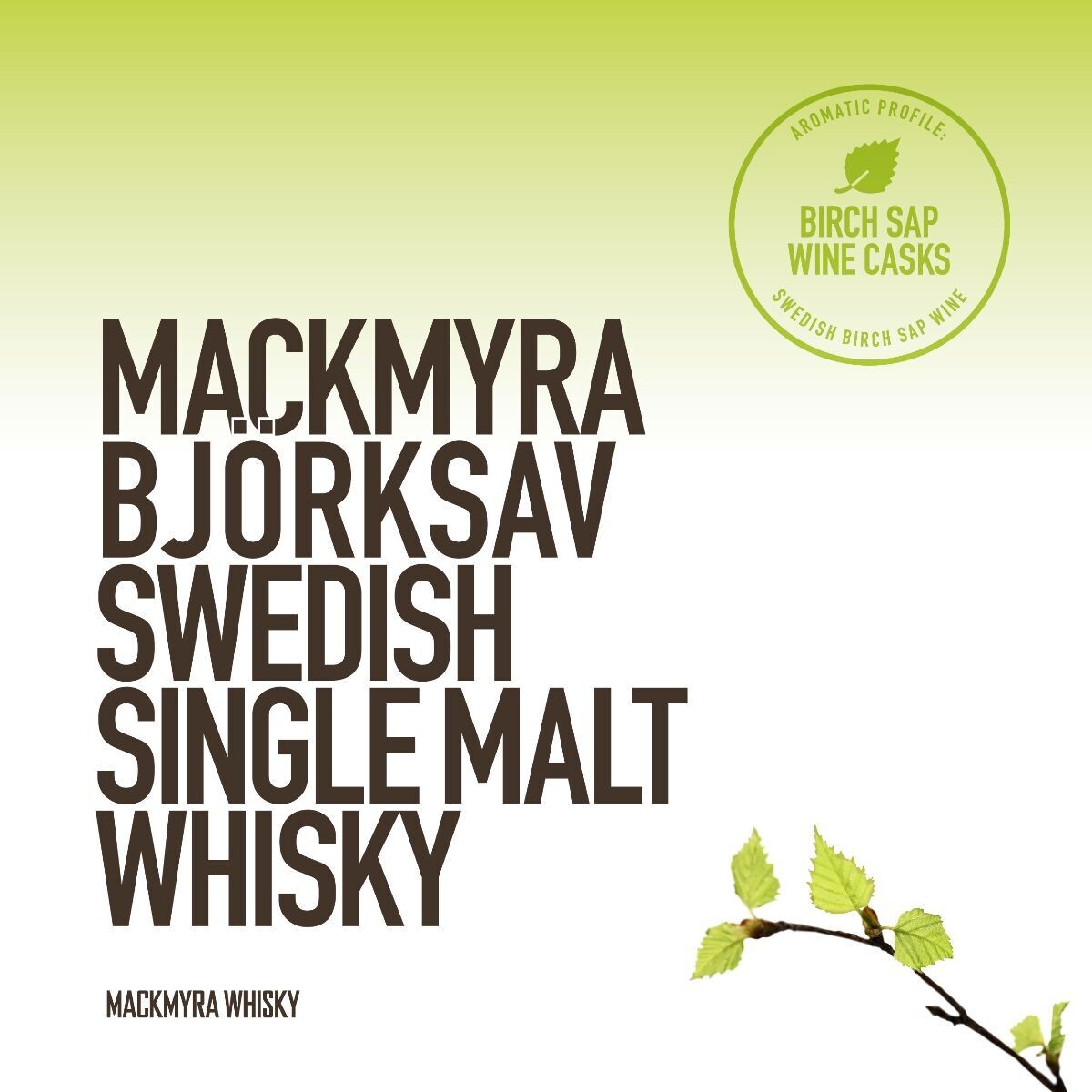 Mackmyra Björksav - 46.1% Mackmyra Björksav - 46.1%