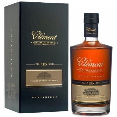 Clément 15 years old rum - 42%