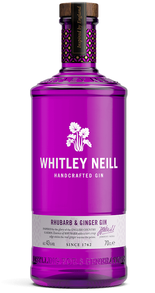 Whitley Neill Rhubarb & Ginger Dry Gin - 43%