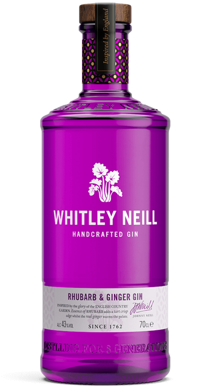 Whitley Neill Rhubarb & Ginger Dry Gin - 43%