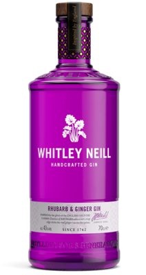 Whitley Neill Rhubarb & Ginger Dry Gin - 43%