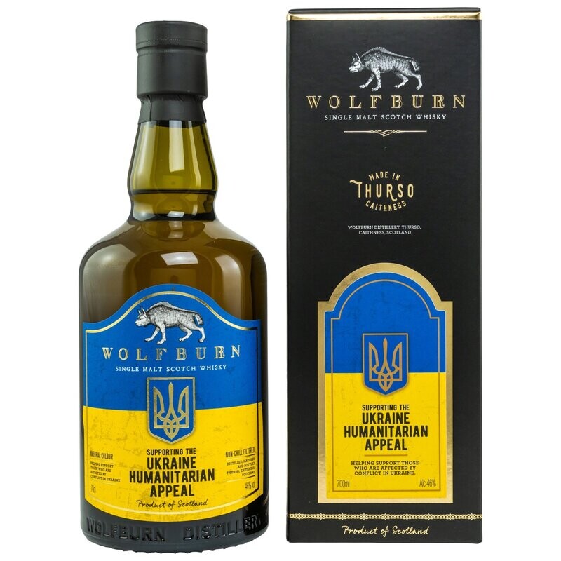 Wolfburn Ukraine Humanitarian Appeal - 7 years - 46% - Max. 1 per klant / customer