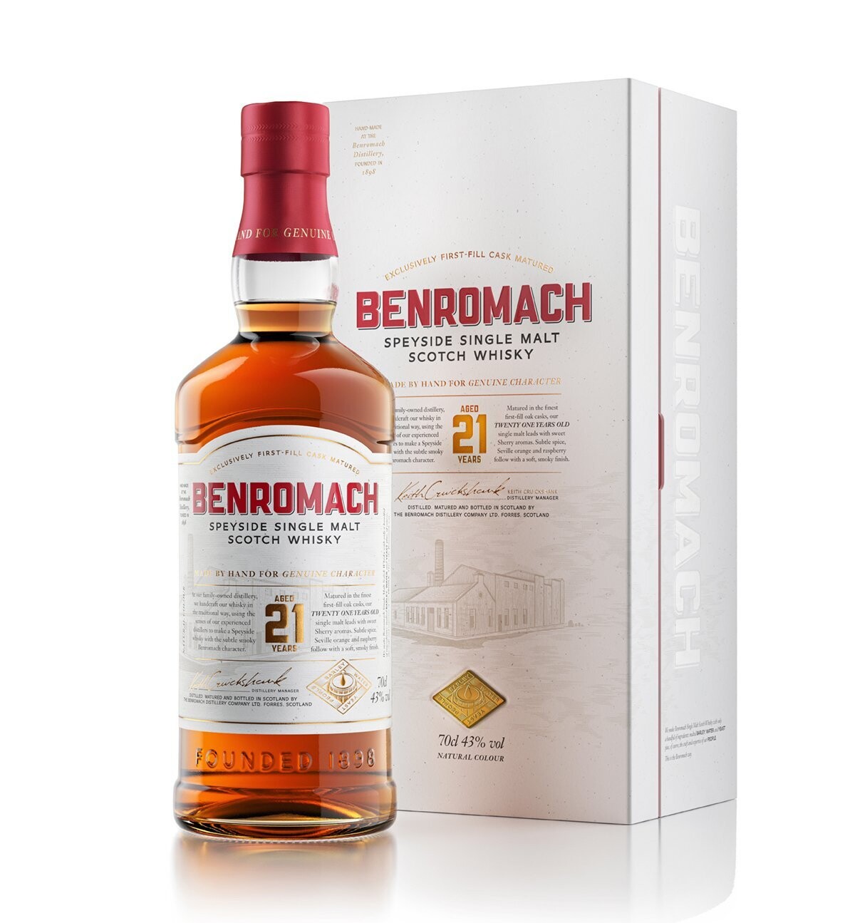 Benromach 21 years - 43%