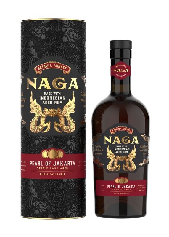 Naga Indonesian Batavia Pearl of Jakarta - Triple Cask Aged - 42.7%