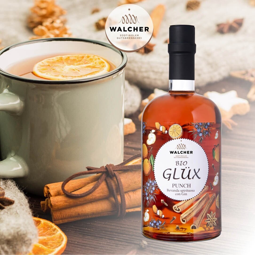 Walcher glüx punch gin - biologisch - 22% Walcher glüx punch gin - biologisch - 22%