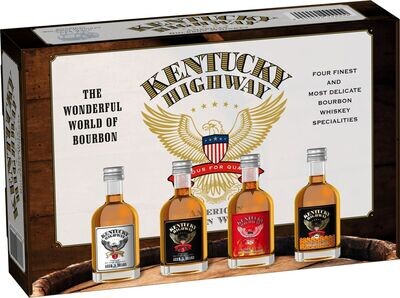 Kentucky Highway Whiskypack - 4x 5 cl.