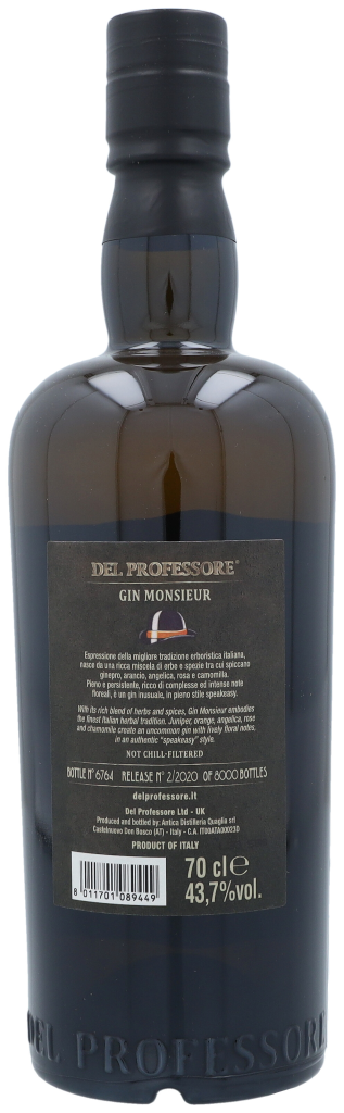 Del Professore Monsieur Gin - 42.9% Del Professore Monsieur Gin - 42.9%