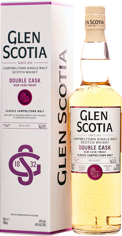 Glen Scotia Double Barrel Rum Cask Finish - 46%