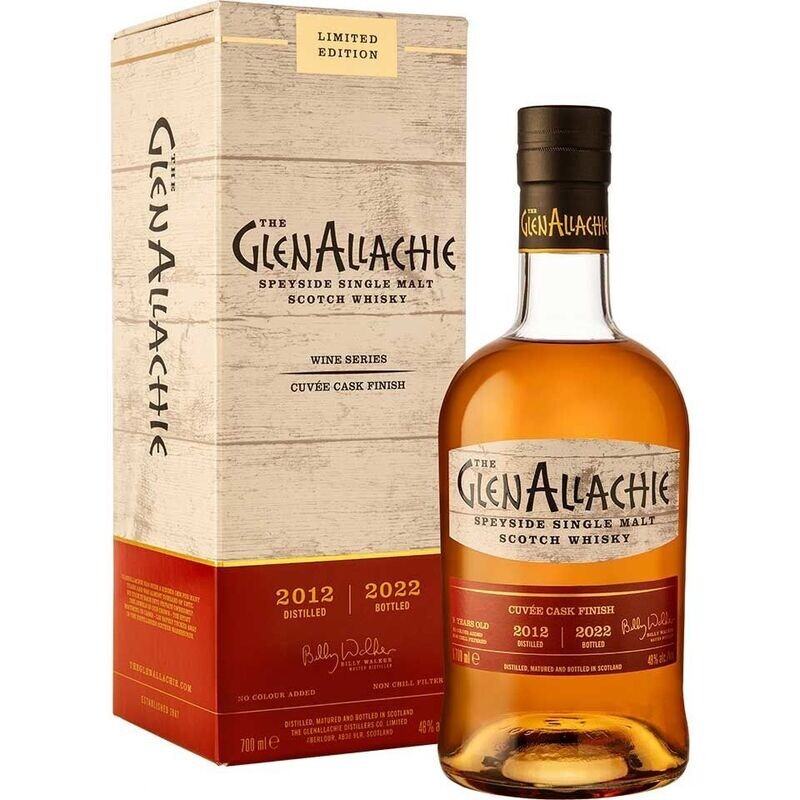 GlenAllachie - 2012 - Vintage Cuvée Wine Cask Finish -  Batch 1 - 48%