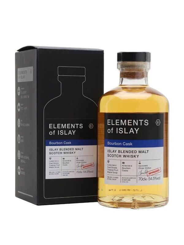 Elements of Islay - Bourbon Cask - 54.5%