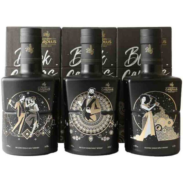 Molenberg / Gouden Carolus - Black Canvas complete serie - limited edition - 46% - Max. 2 per klant.