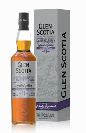 Glen Scotia - Festival Edition 2023 - Lightly Peated - White Port Cask - 54.7% - Maximaal 1 per klant!