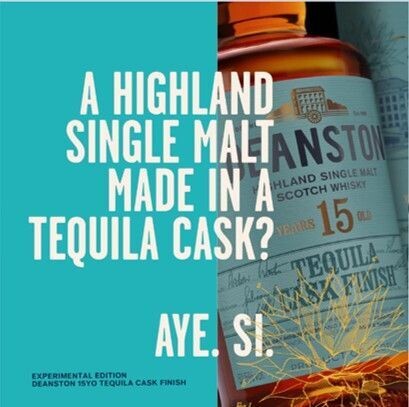 Deanston Tequila Cask - 15 years - 52.5% - limited edition Deanston Tequila Cask - 15 years - 52.5% - limited edition