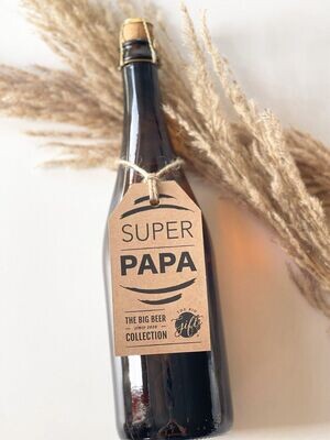 Super Papa bier - grote fles