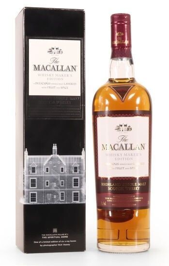 The  Macallan Whisky Makers Edition - 42.8% - Spiritual Home - Max. 1 per klant.