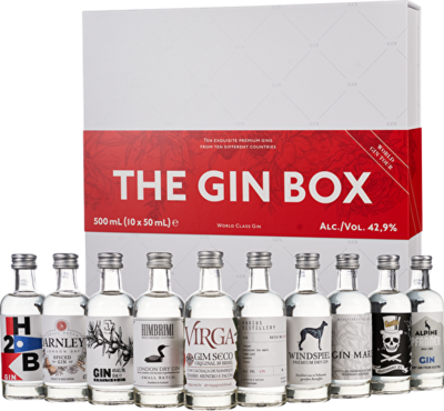 The gin box by World class gin (10x50ml)