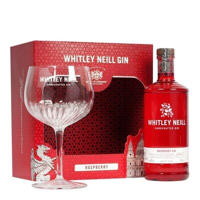 Whitley Neill raspberry Gin cadeauverpakking - 43%