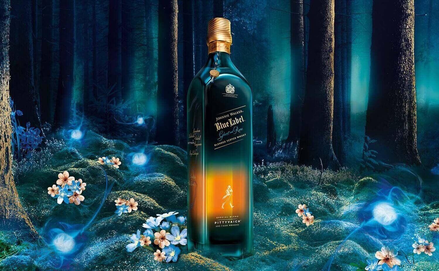 Johnnie Walker Blue Label - Ghost and Rare Pittyvaich - 43.8% Johnnie Walker Blue Label - Ghost and Rare Pittyvaich - 43.8%
