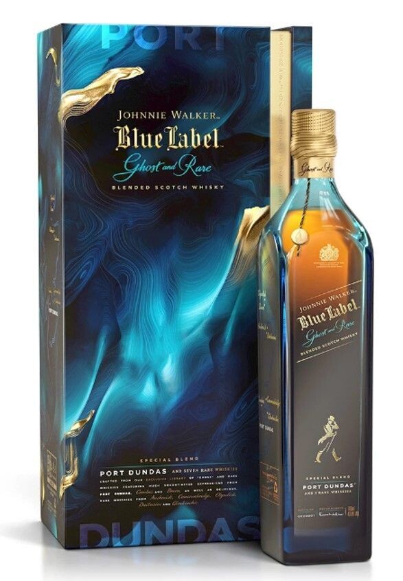 Johnnie Walker Blue Label - Ghost and Rare Port Dundas - 43.8% Johnnie Walker Blue Label - Ghost and Rare Port Dundas - 43.8%