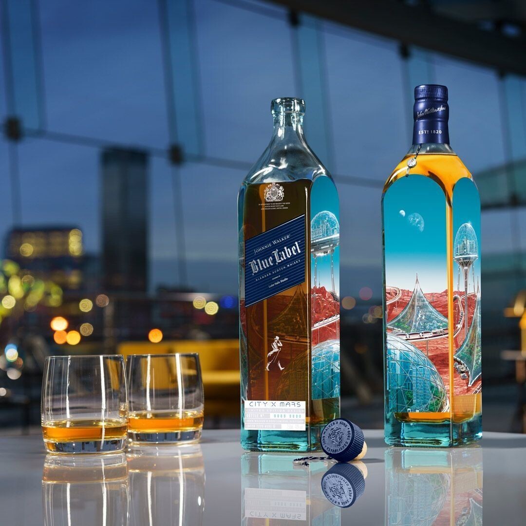 Johnnie Walker Blue Label - Mars Edition - 40% Johnnie Walker Blue Label - Mars Edition - 40%