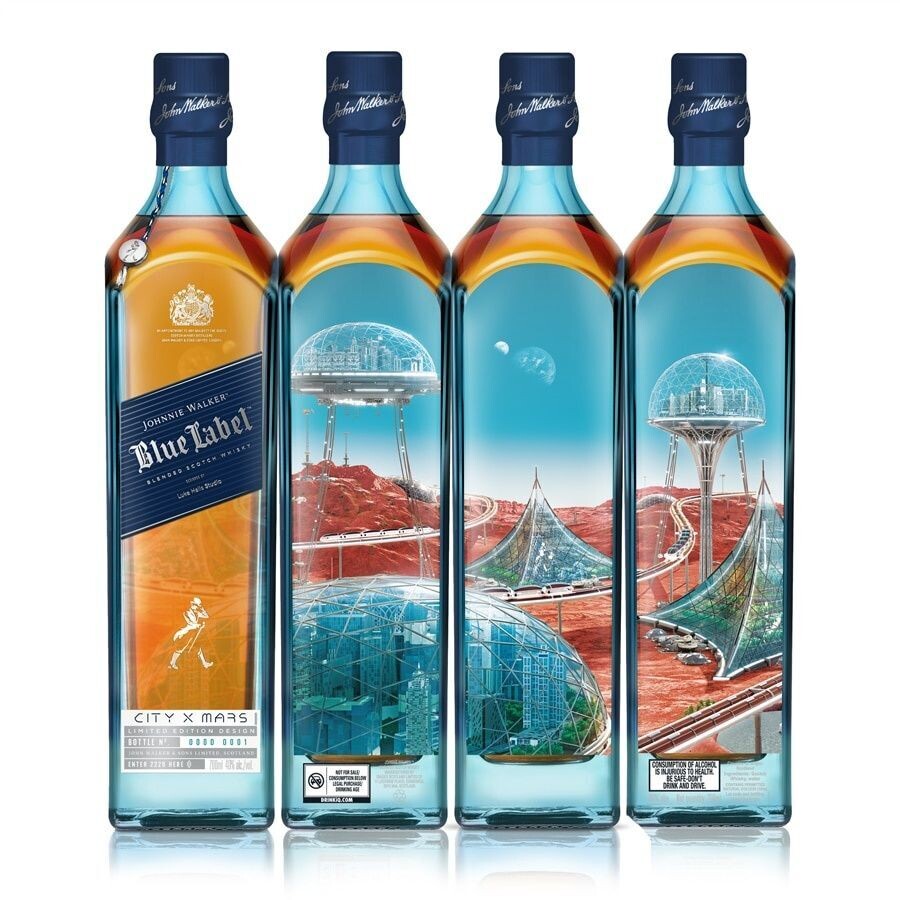 Johnnie Walker Blue Label - Mars Edition - 40% Johnnie Walker Blue Label - Mars Edition - 40%