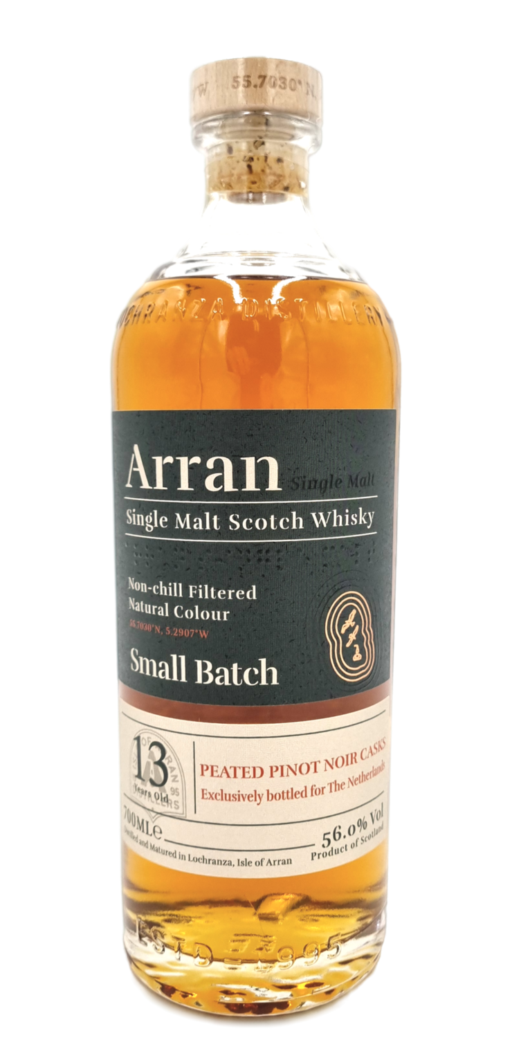 Arran Peated Pinot Noir - 13 years - 56% Arran Peated Pinot Noir - 13 years - 56%