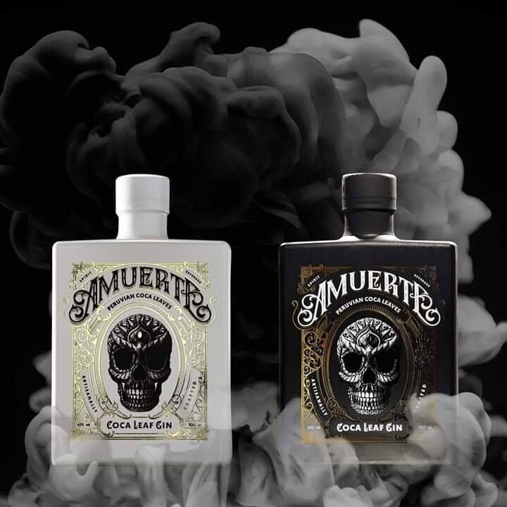 Amuerte coca leaf gin - Black Edition - 43% Amuerte coca leaf gin - Black Edition - 43%