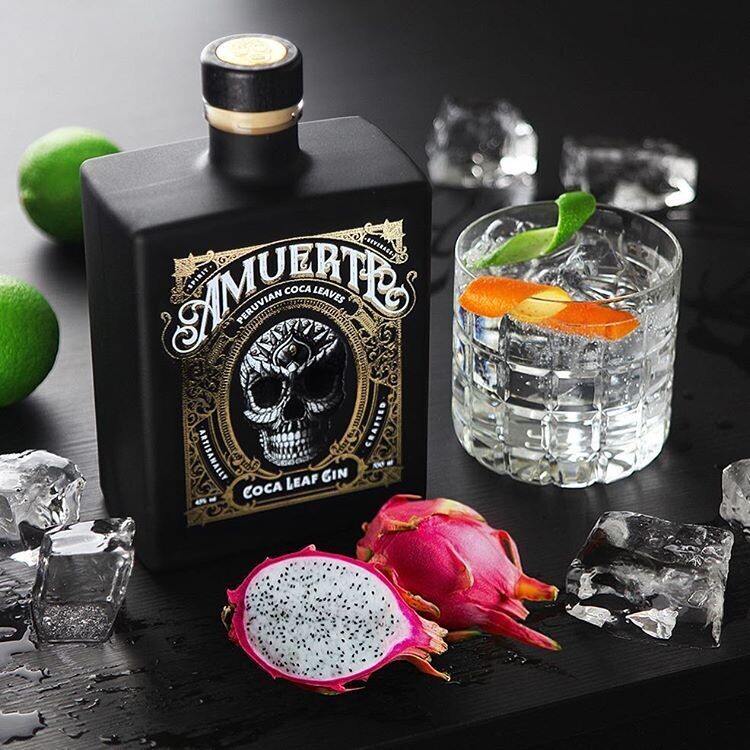 Amuerte coca leaf gin - Black Edition - 43% Amuerte coca leaf gin - Black Edition - 43%