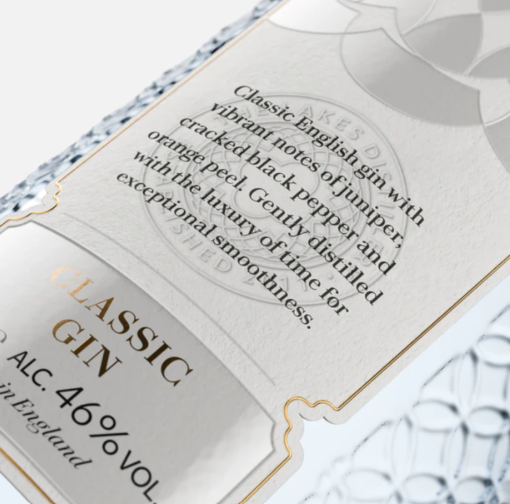 The Lakes Classic gin - 46% The Lakes Classic gin - 46%