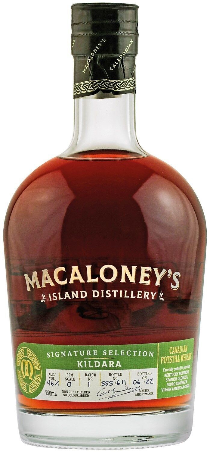 Macaloney Kildara Canadian Whisky - 46% - Max. 1 fles per klant!