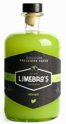 Limebro's Limoncello met verse munt - 30%
