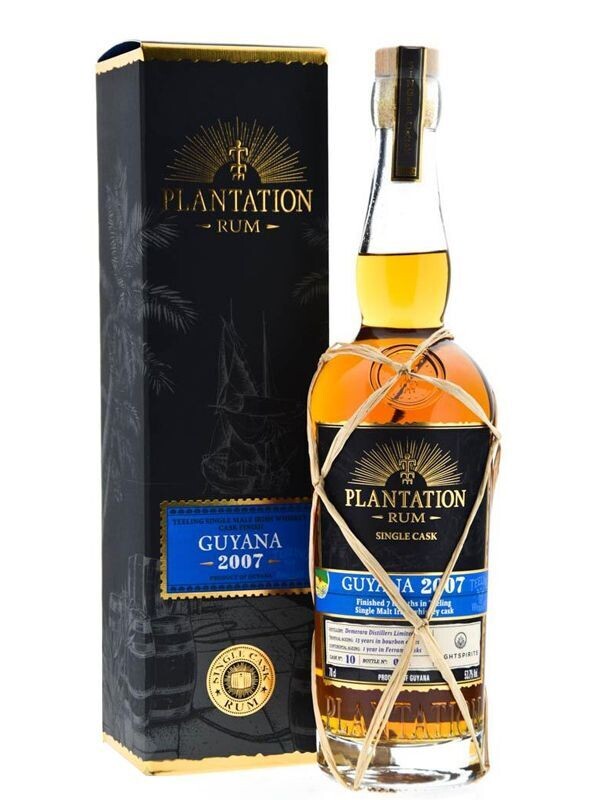 Plantation Guyana 2007 Single Cask Rum - 53.7% - Max. 1 per klant.