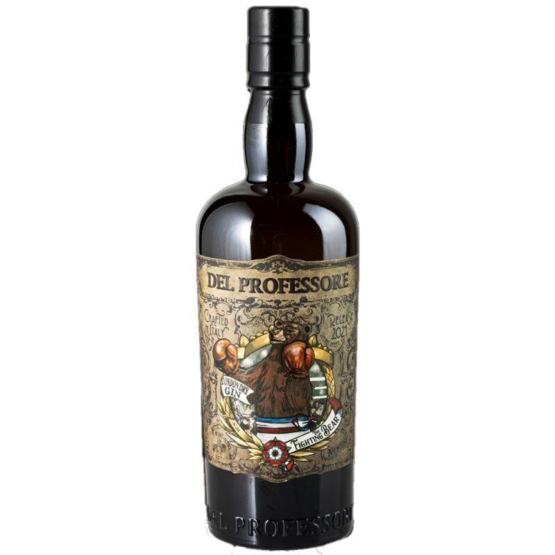 Del Professore fighting bear gin - 43%