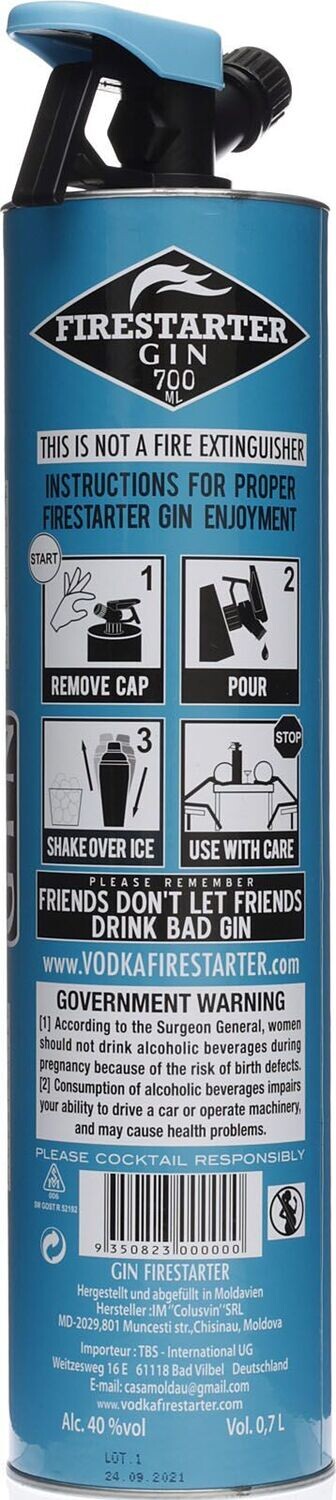Firestarter gin - 40% Firestarter gin - 40%