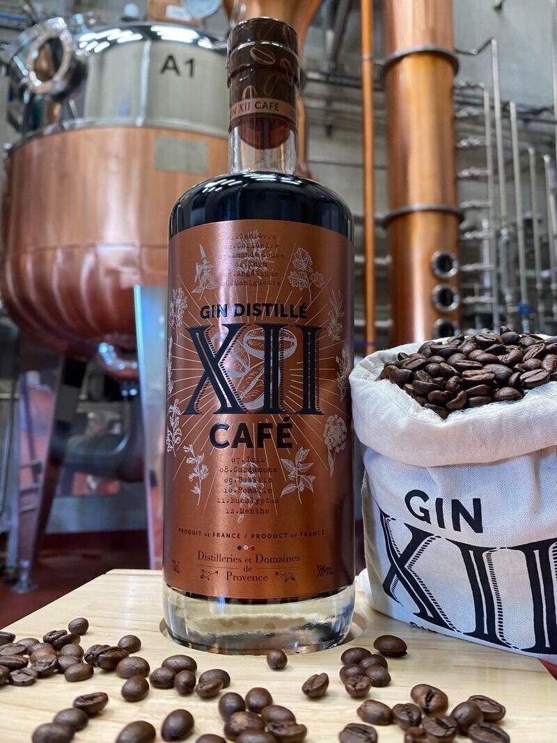 Gin Provence Distillé XII Café - 38% Gin Provence Distillé XII Café - 38%