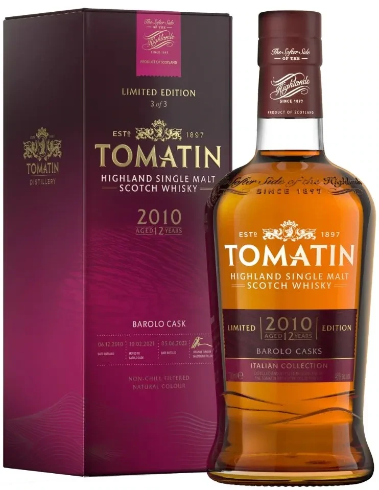 Tomatin Italian Collection - The Barolo Cask - 46%