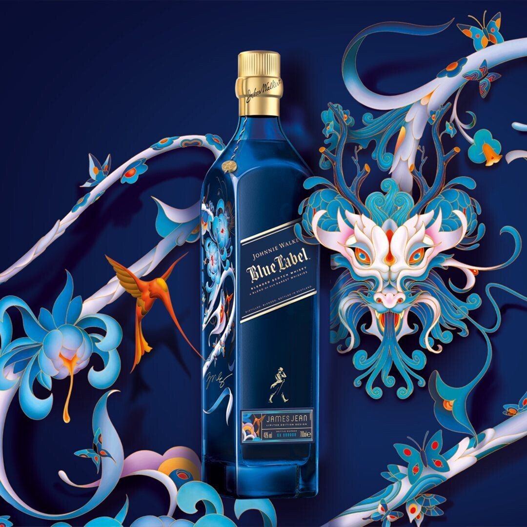 Johnnie Walker Blue Year of The Wood Dragon - 40% Johnnie Walker Blue Year of The Wood Dragon - 40%