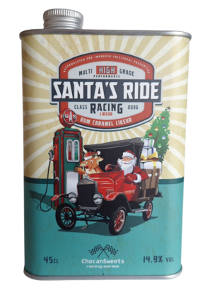 Blik "Santa's Ride" - Rum Caramel likeur - 14.9%