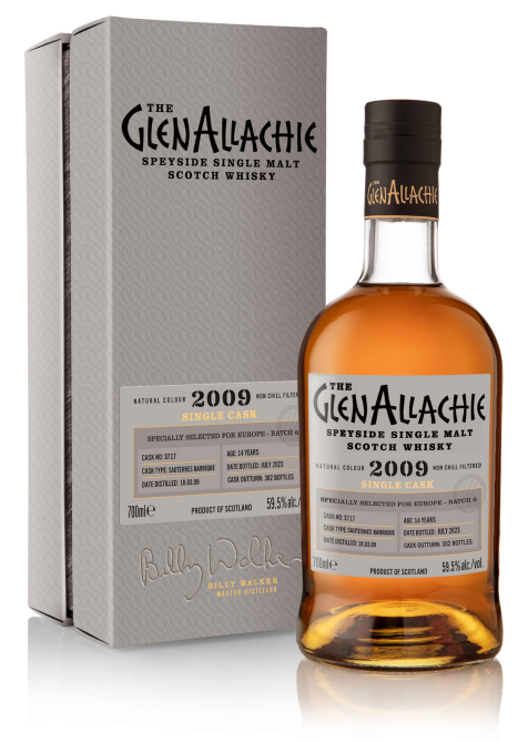 GlenAllachie 14 years old - Sauternes Single Cask Batch 6 - 59.5%