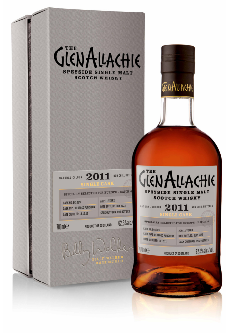GlenAllachie 11 years old - Oloroso Puncheon Single Cask - Batch 6 - 62.3%