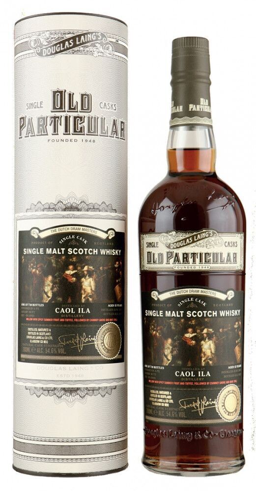 Old Particular - The Dutch Dram Masters - Caol Ila - 15 years old - single malt - Batch 1 - 54.6%