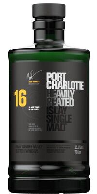 Port Charlotte heavily peated 16 years - 55.8%