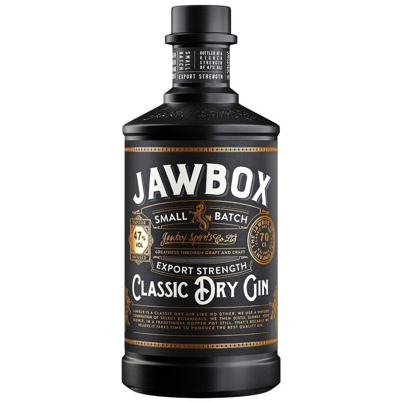 Jawbox Classic Dry Gin - Export Strength - 47%
