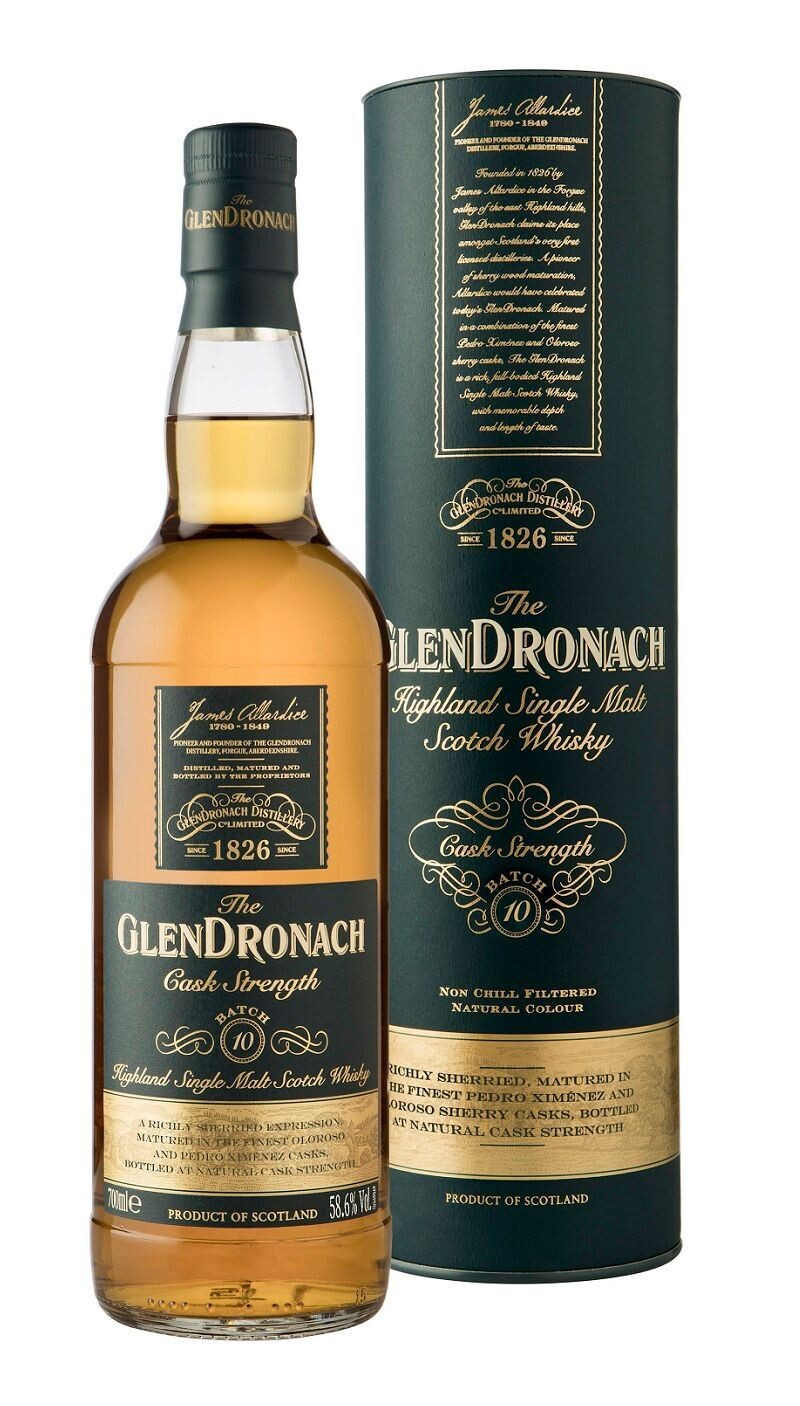 The GlenDronach Cask Strength Batch 10 - 58.6%