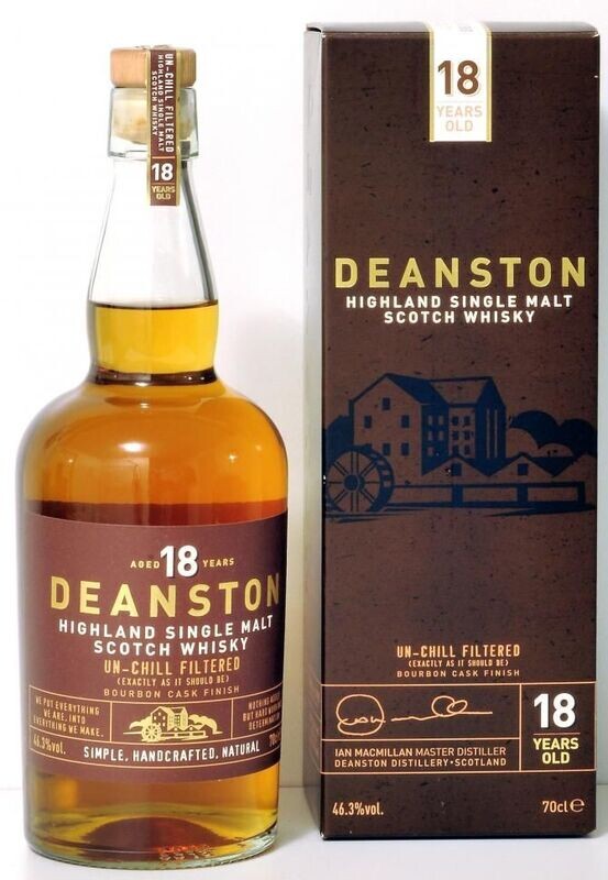 Deanston 18 years - 46.3% - Oude versie
