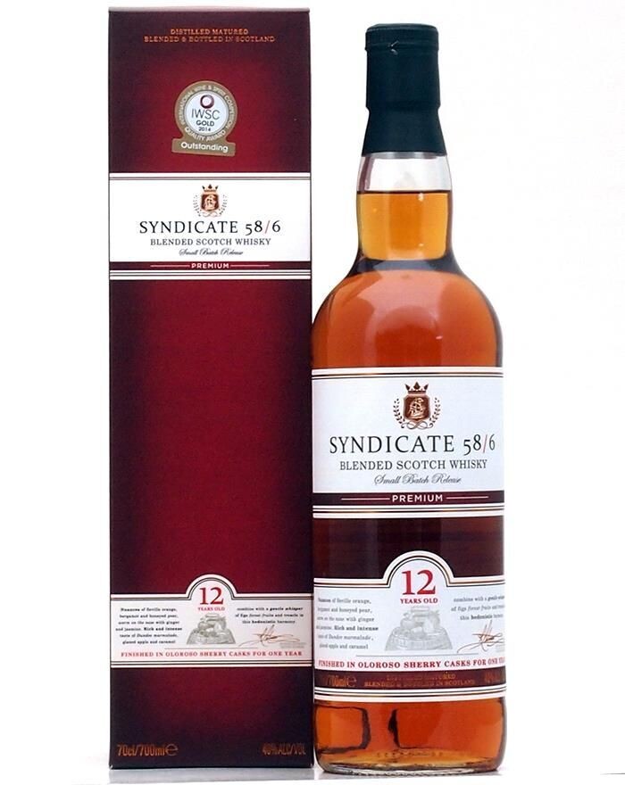 Syndicate Blended Scotsch Whisky - 12 years - 40% Syndicate Blended Scotsch Whisky - 12 years - 40%