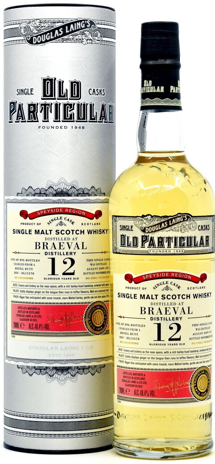 Douglas Laing - Old Particular -  Braeval - 12 years - 48.4%